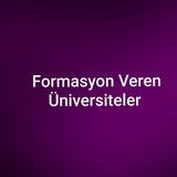 Telegram profile photo for Formasyon veren üniversiteler