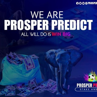 Telegram profile photo for PROSPER PREDICT❤️