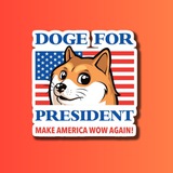 Telegram profile photo for $pDOGE - Doge For President / 0% Tax / Lp Burned