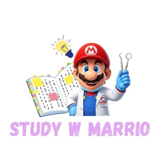 Telegram profile photo for Study w Marrio 🦄🧬