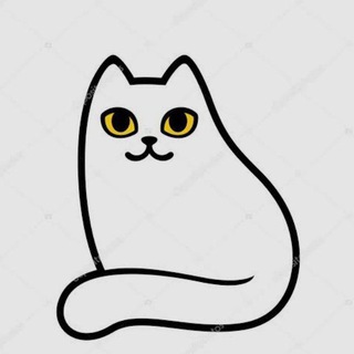 Telegram profile photo for white cat🐱