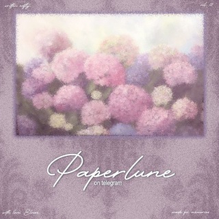 Telegram profile photo for ✲ PAPERLUNE.
