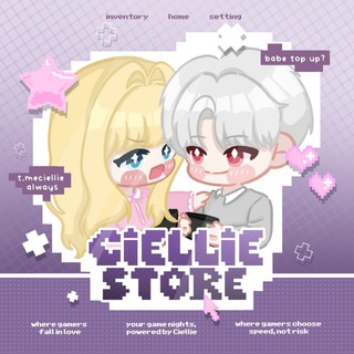 Telegram profile photo for 𑣿 ۫ : R155 Ciellie’ SL SEPT 36K, game need ’s! <3 ☘️