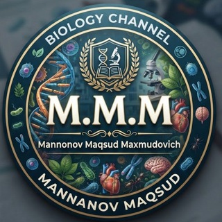 Telegram profile photo for Biologiya | M.M.M( Maqsud Mannonov)