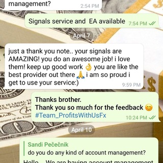 Telegram profile photo for ProfitsWithUsFx Testimonials