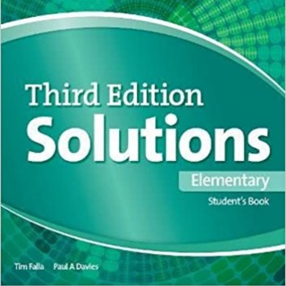Telegram profile photo for Solutions Elem. (3rd ed)