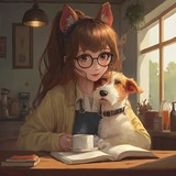 Telegram profile photo for Мара, книги & Фокс🐶