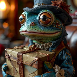 Telegram profile photo for Удачная Пепа🍀🐸