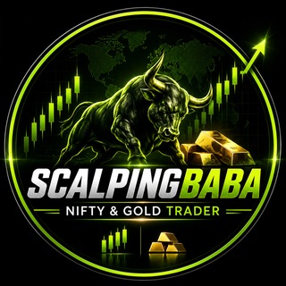 Telegram profile photo for ScalpingBABA | Nifty & Gold Trader 📊