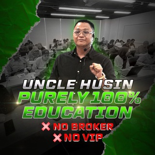 Telegram profile photo for Uncle Husin 100% Education. No Broker. No VIP.