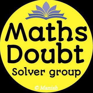 Telegram group profile photo for Maths Doubt solver Group