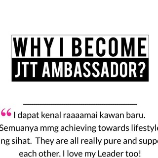 Telegram profile photo for WHY I BECOME JTT AMBASSADOR?