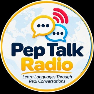 Telegram group profile photo for Pep Talk Radio - Language Group