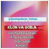 Telegram profile photo for @Qashqadaryo_Vohasi