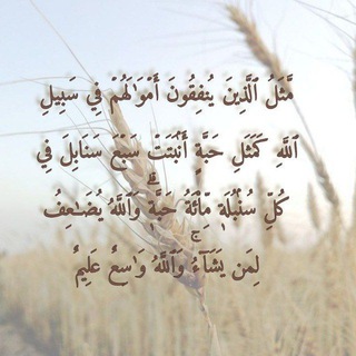 Telegram profile photo for سَبۡع سَنَابِل🌾