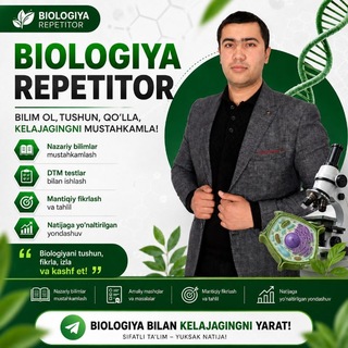 Telegram profile photo for Bio-taʼlim Akademiyasi (Avazbek Ismailov)
