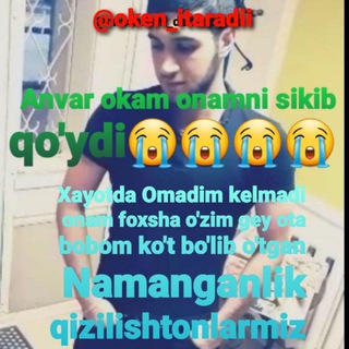 Telegram profile photo for 😂😂Oneyni og'ziga ko'pirtirib sikaman Bobur gey😝😝