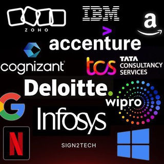 Telegram profile photo for TCS, Deloitee, Tech-Mahindra ,Walmart,Accenture, IBM, HCL ,Cognizant || All Exams PYQs||