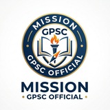 Telegram profile photo for MISSION GPSC OFFICIAL