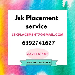 Telegram profile photo for Jsk placement service