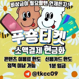 Telegram profile photo for 비상금 전문 푸숑티켓머니