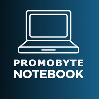 Telegram profile photo for PROMOBYTE NOTEBOOK