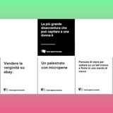 Telegram profile photo for Carte Contro l'Umanità 🇮🇹