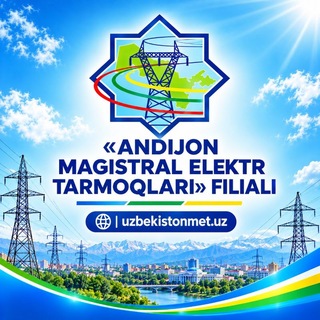 Telegram profile photo for «ANDIJON MAGISTRAL ELEKTR TARMOQLARI» FILIALI — uzbekistonmet.uz