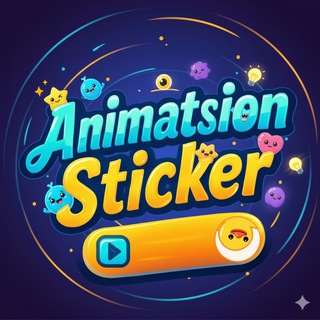 Telegram profile photo for Animatsion stiker - Sticker yasash - Stiker yasash