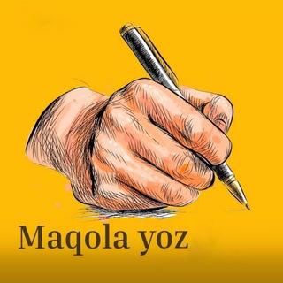 Telegram profile photo for Maqola Yoz