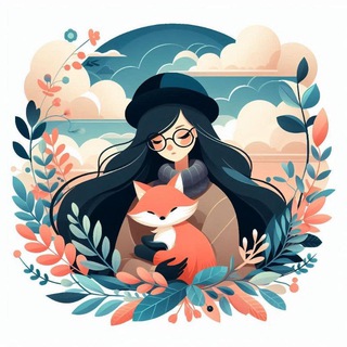 Telegram profile photo for psychology with miss fox🦊