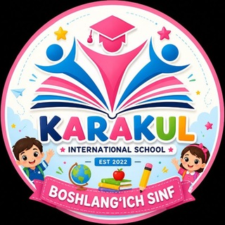 Telegram profile photo for KARAKUL INTERNATIONAL SCHOOL BOSHLANG‘ICH