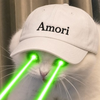 Telegram profile photo for sad cat