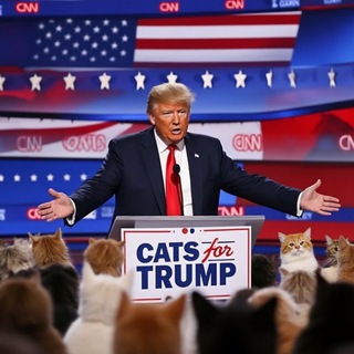 Telegram profile photo for CATS FOR TRUMP