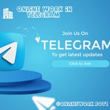Telegram profile photo for Online work in telegram