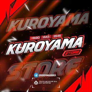 Telegram profile photo for KUROYAMA STORE JOIN LINK