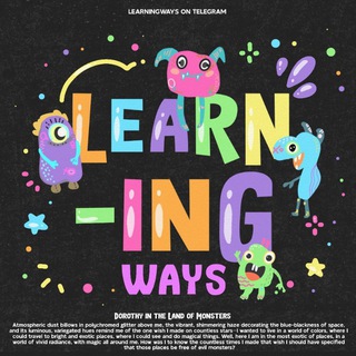Telegram profile photo for Learning Ways | OPEN.