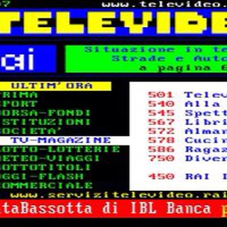 Telegram profile photo for TelevideoRAI101