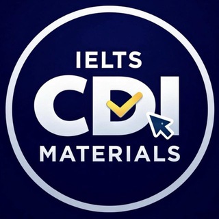 Telegram profile photo for IELTS | CDI MATERIALS