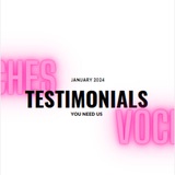 Telegram profile photo for Testimonials