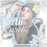 Telegram profile photo for ⋆˚ tartii cards