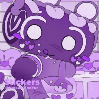 Telegram profile photo for 𖥻 𝗖o𝘀m𝗼 𝗦𝘁𝗶𝗰𝗸𝗲𝗿s 💜