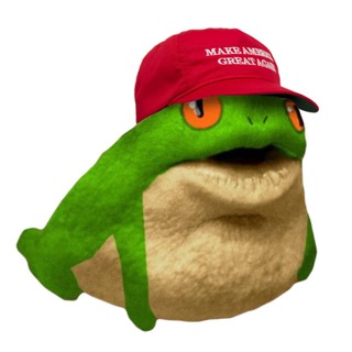 Telegram profile photo for Trog - Trump Frog