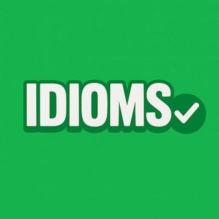 Telegram profile photo for ENGLISH IDIOMS |C1-C2