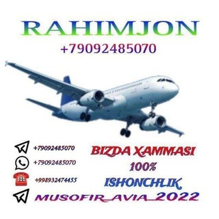 Telegram profile photo for МУСОФИР АВИА БИЛЕТ