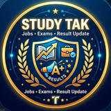 Telegram profile photo for Study Tak : Jobs, Exams & Results Updates