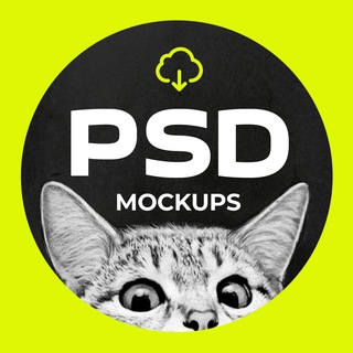 Telegram profile photo for PSD Mockups | Мокапы для дизайна | Maquetas para diseño