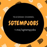 Telegram profile photo for SGTempJobs 🔥