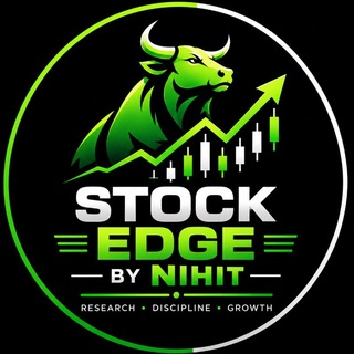 Telegram profile photo for STOCK EDGE BY NIHIT 🚀💰