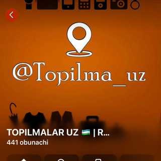 Telegram profile photo for TOPILMALAR_ NAMANGAN